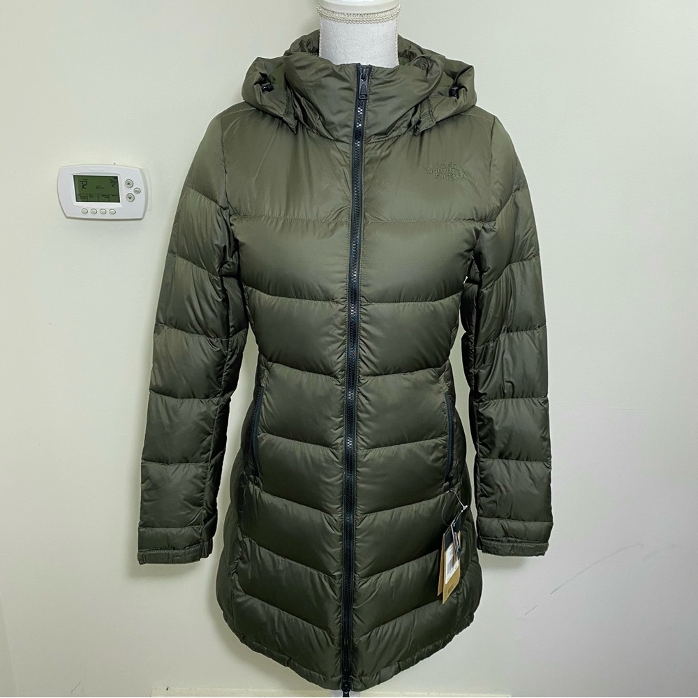 The North Face Women's Metropolis Parka 3 Down Coat New Taupe Green XS S M L XL